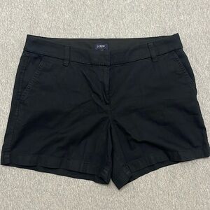 J.Crew Classic Chino Shorts 5” Black Size 10
